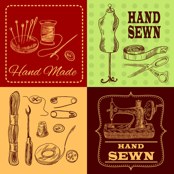 Концепция дизайна шитья
