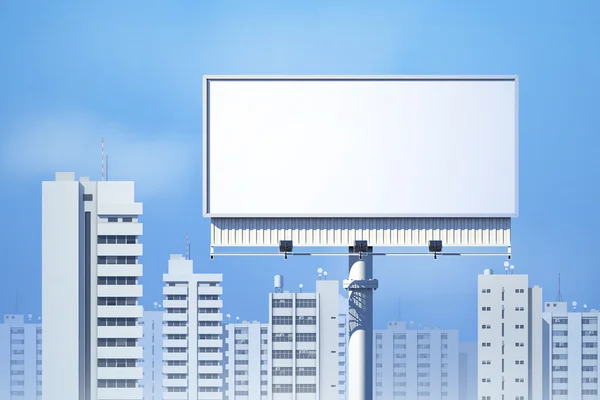 Billboard al aire libre realista — Archivo Imágenes Vectoriales