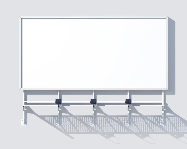 Galería Billboard en blanco — Vector de stock