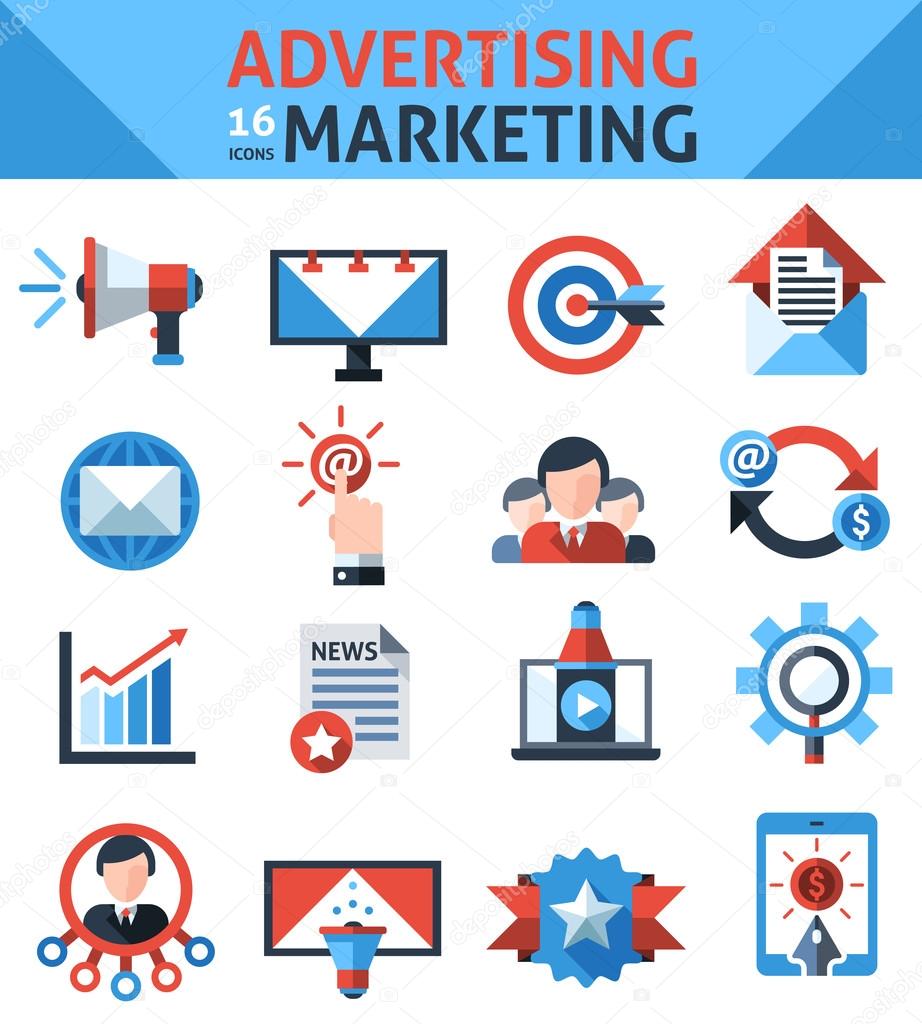 Advertising Marketing Icons