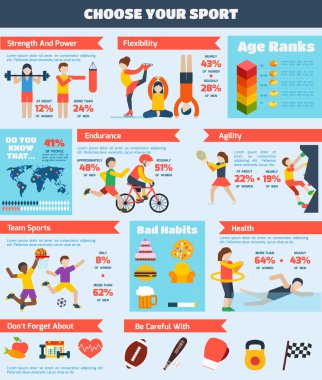 Spor Infographics Set