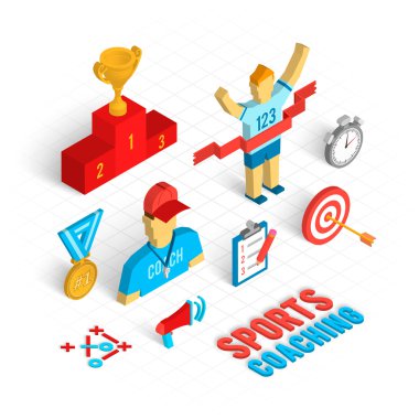 Spor koçluk izometrik Set