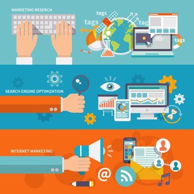 SEO Internet pazarlama afiş