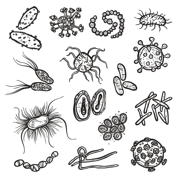 Bacterias imágenes de stock de arte vectorial | Depositphotos