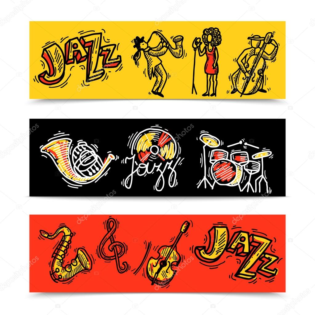 Jazz Banners Set