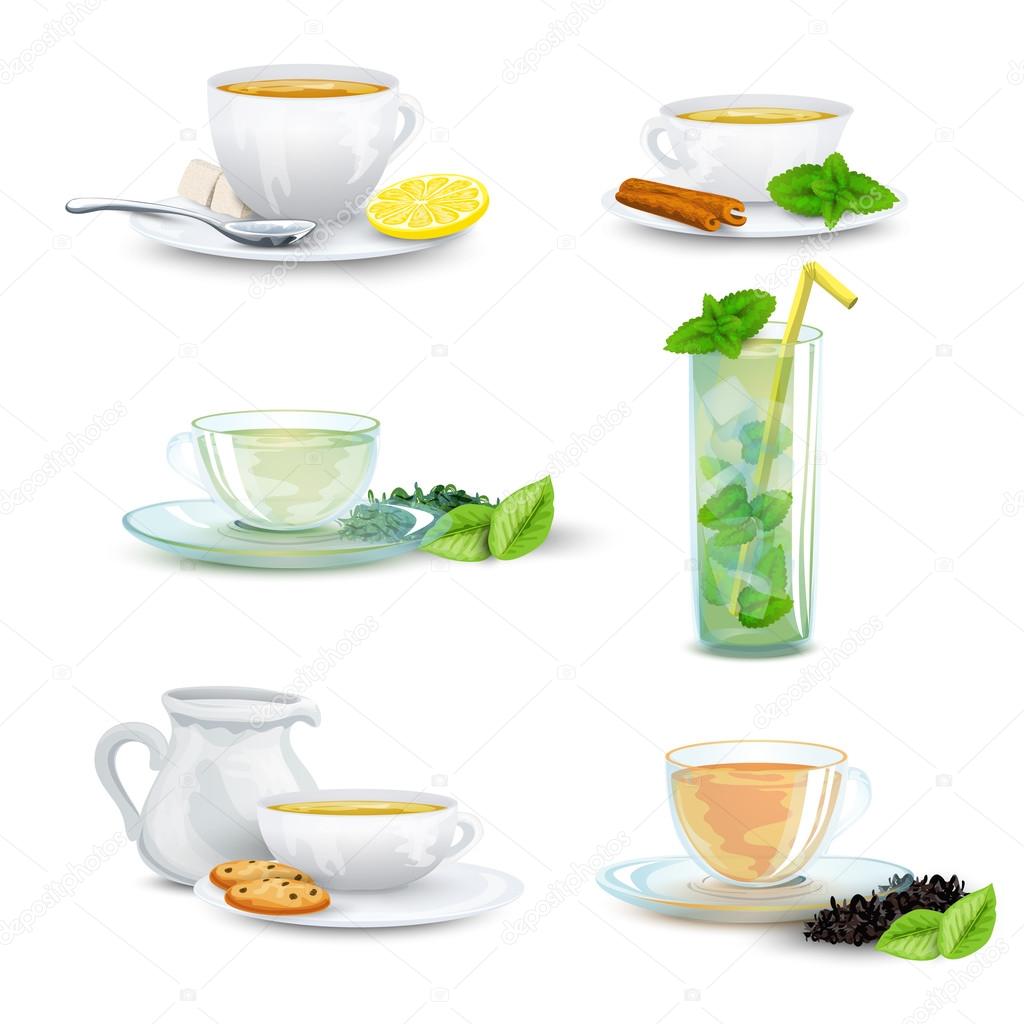 Tea Icon Set