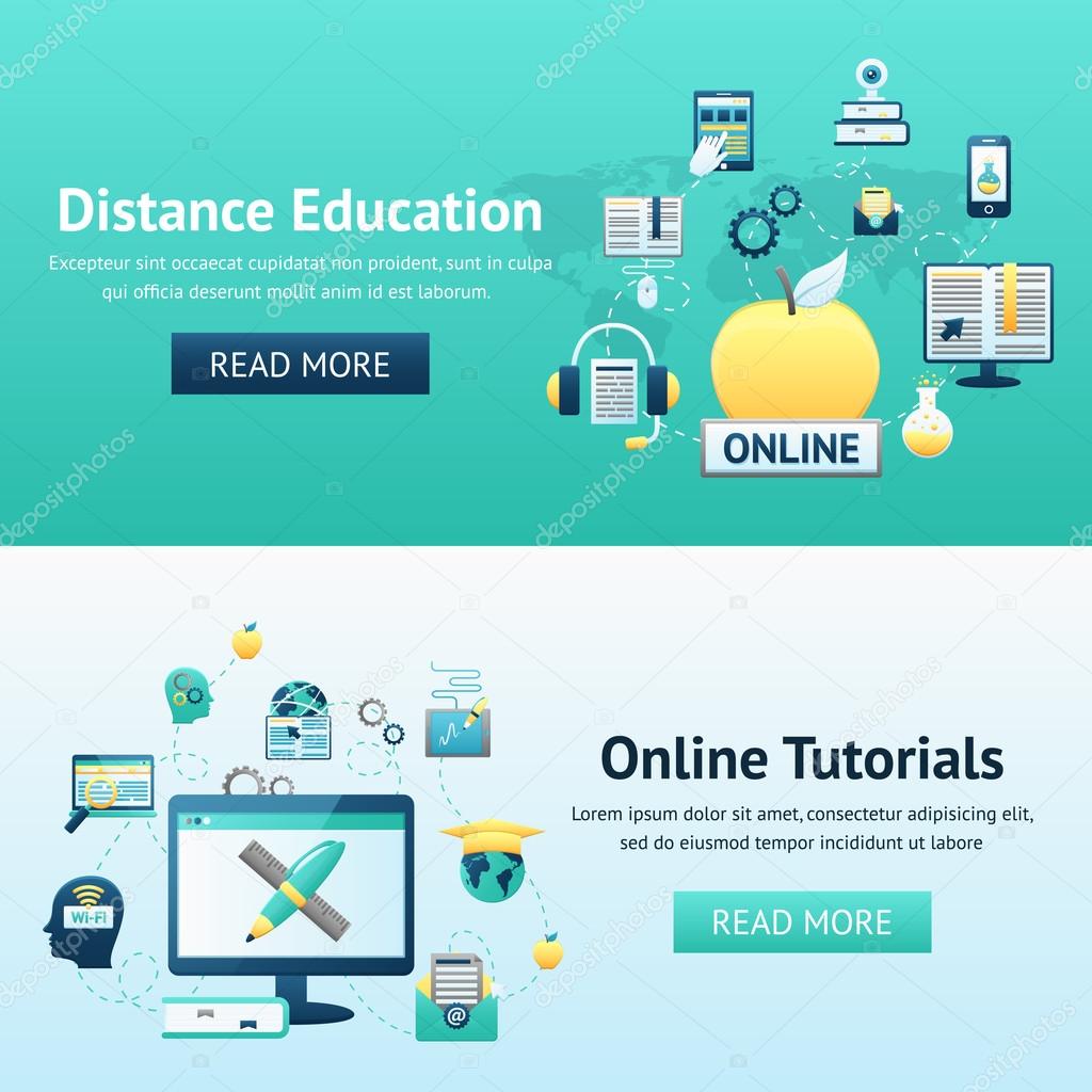 Online Education Design Concept