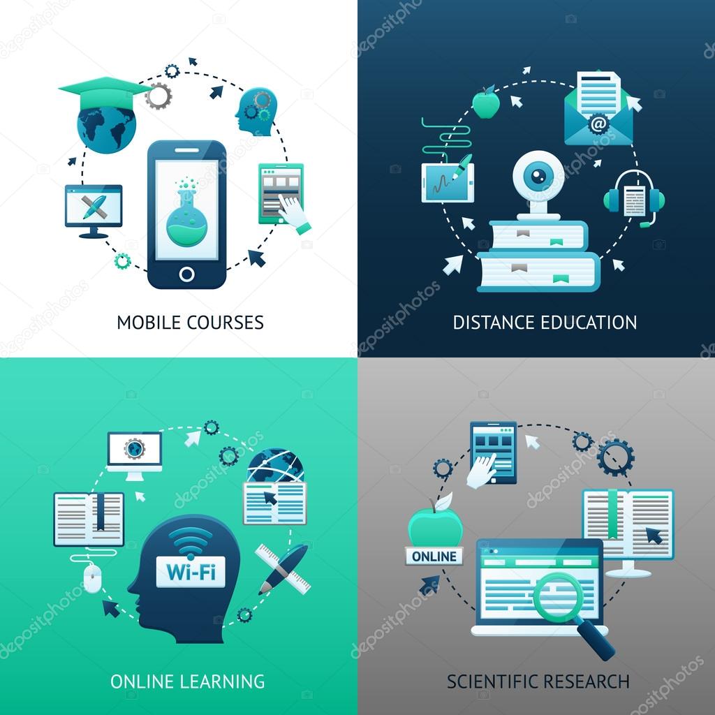 Online Education Design Concept