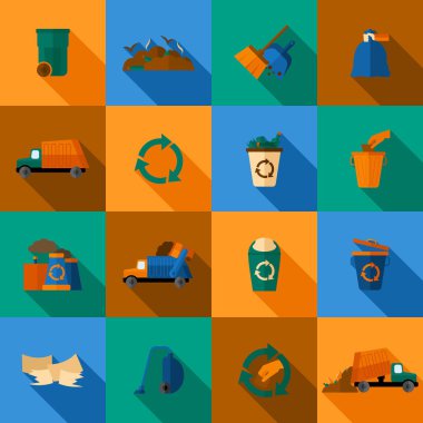 çöp Icons set