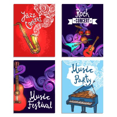 Müzik Mini Poster Seti