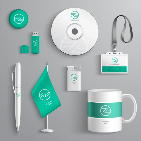 Corporate Identity Design — Stockvektor