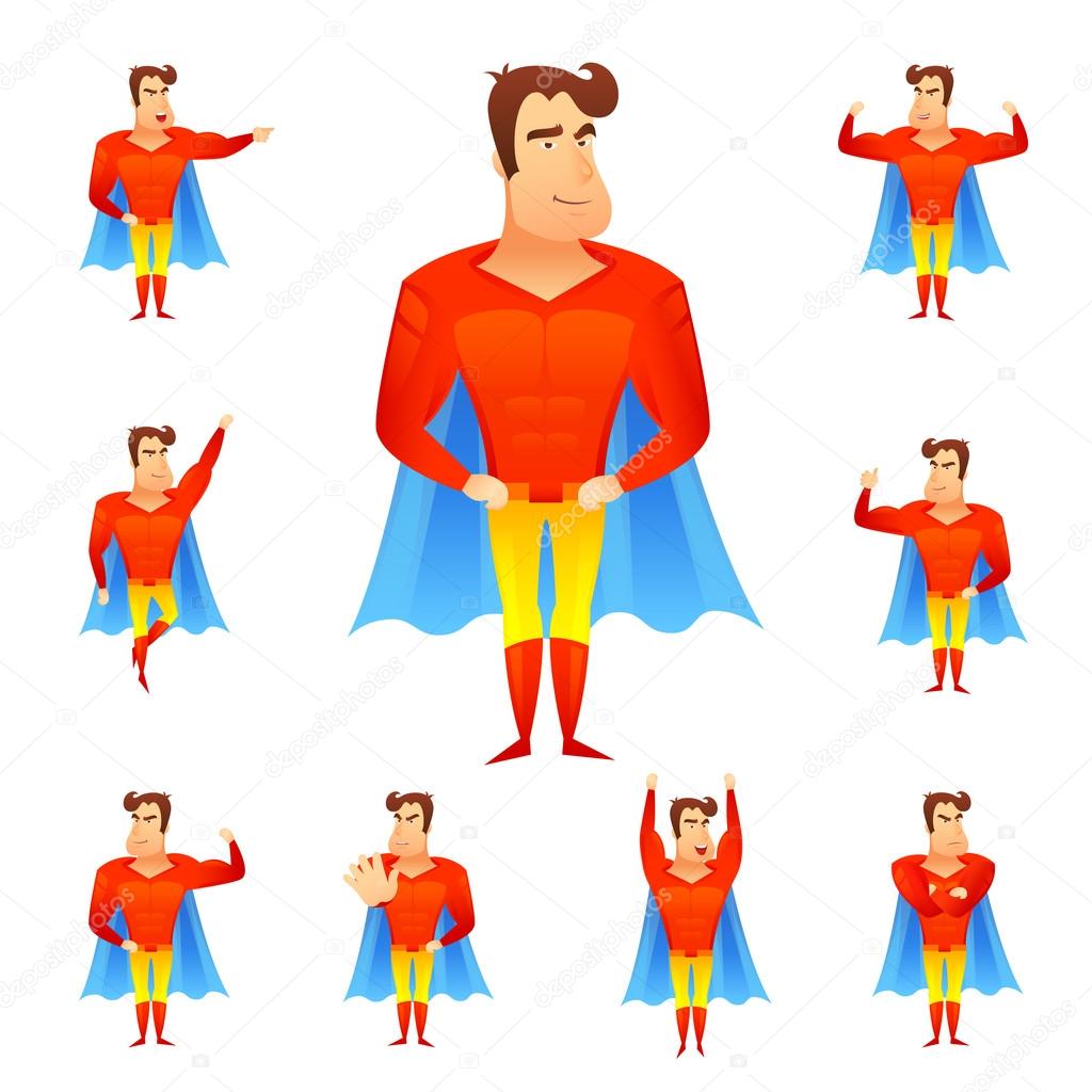 Superhero Avatar Set