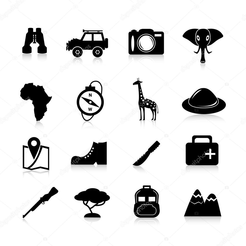 Safari Icons Black