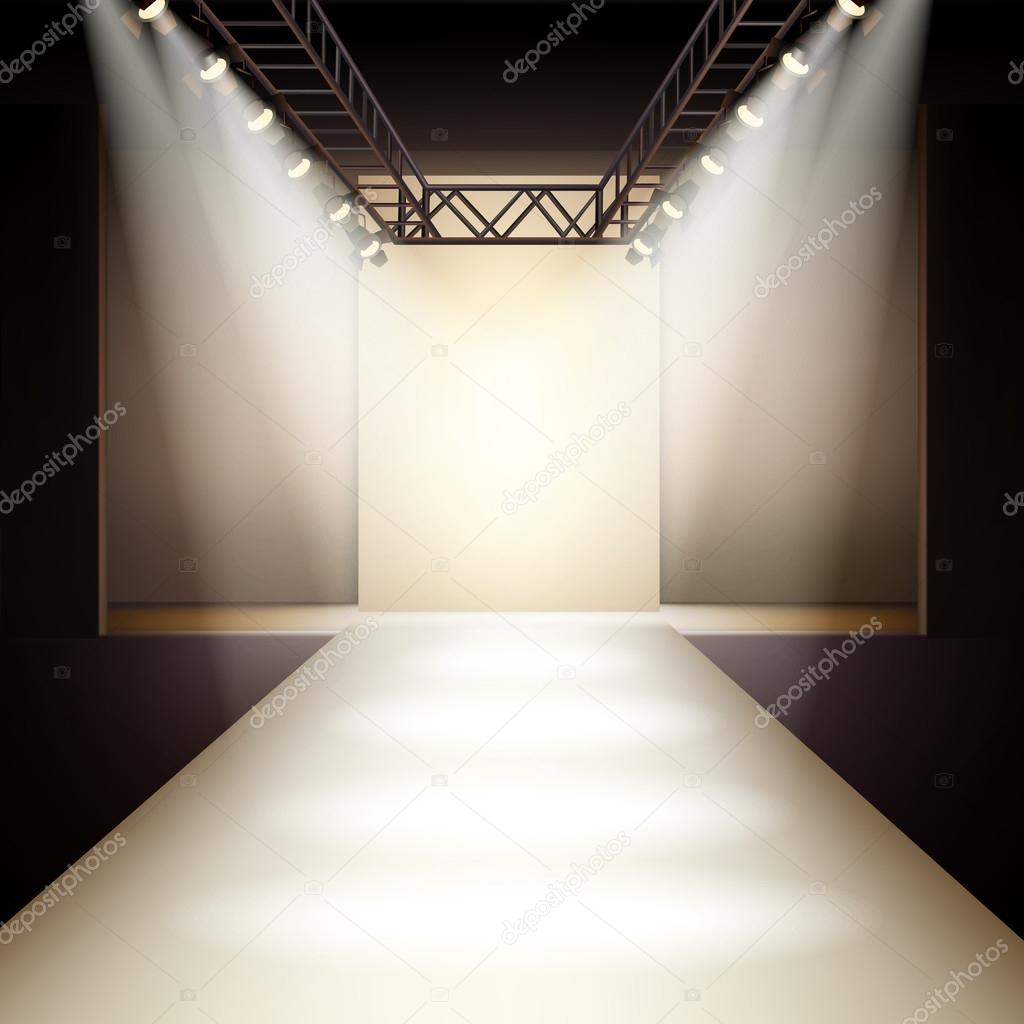 Fashion Runway Background Stock Vector by ©macrovector 64856431