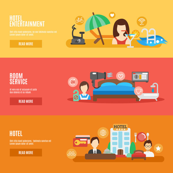 Hotel Banner Set