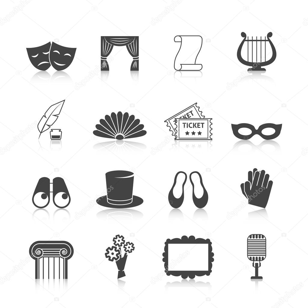 Theatre Icon Set