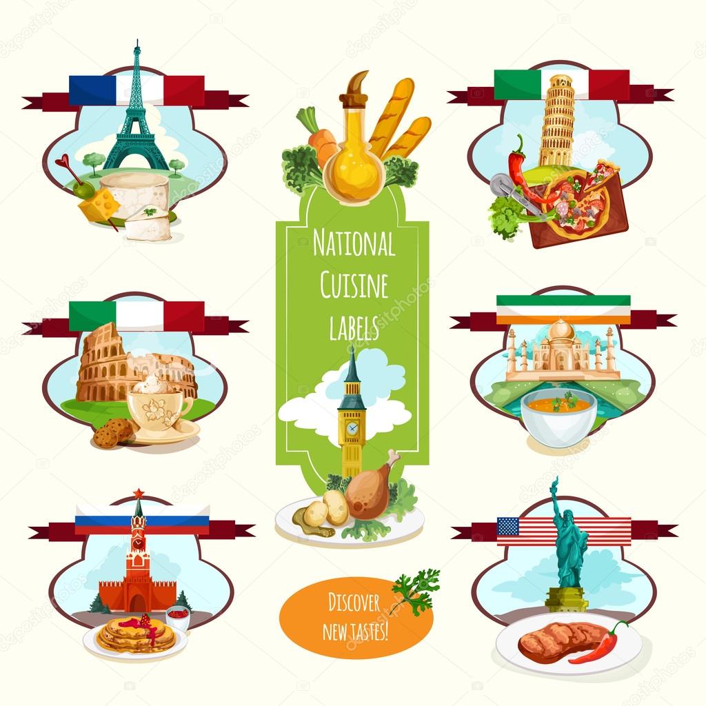 National Cuisine Labels