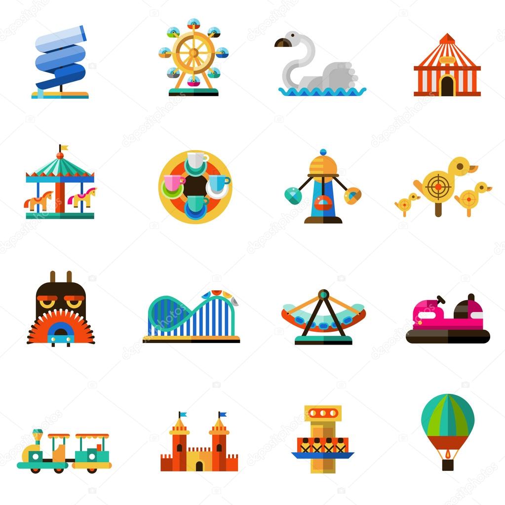 Amusement Park Icons