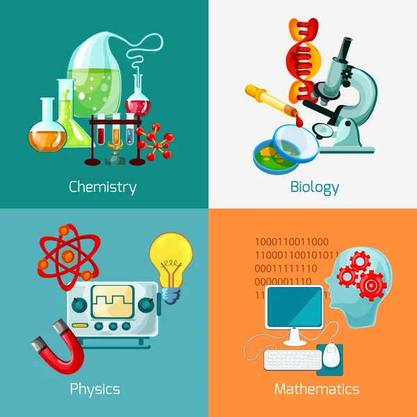 Science Icons Set — Stock Vector