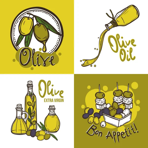 Olive Design Concept — Stockvector