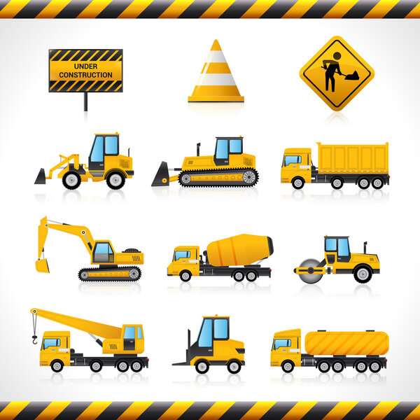 Construction Machines Set