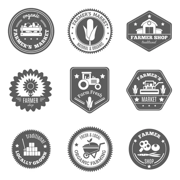 Boer Label Set — Stockvector