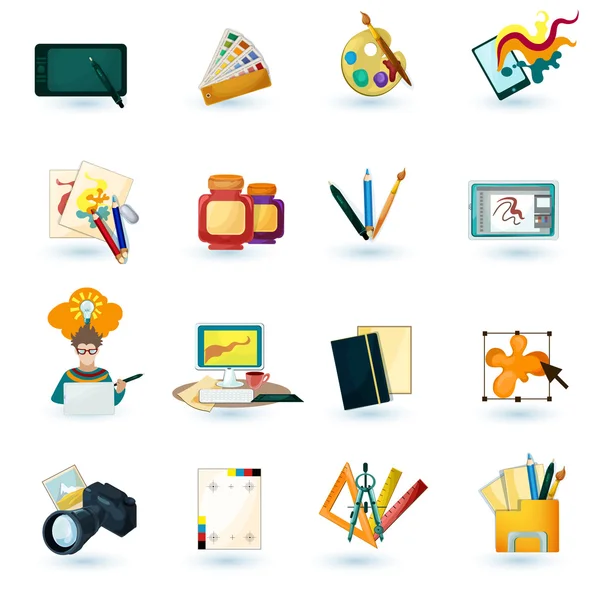 Ontwerper icons set — Stockvector