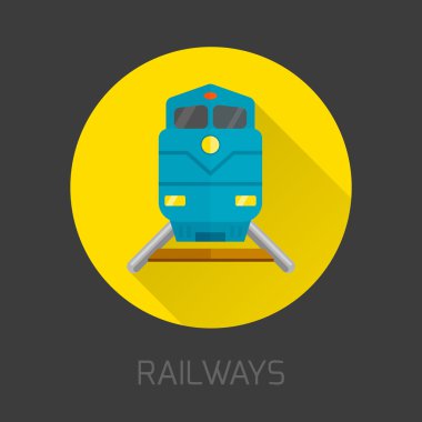 Tren yassı simgesi