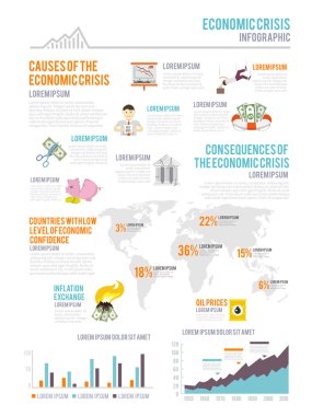 Ekonomik kriz Infographics