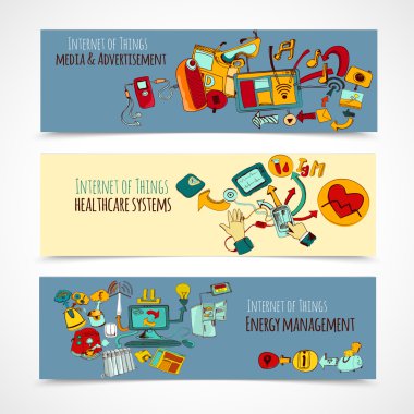 Internet şeyler afiş