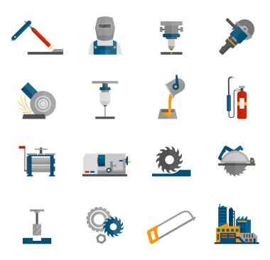 Metal-working Icon Flat clipart