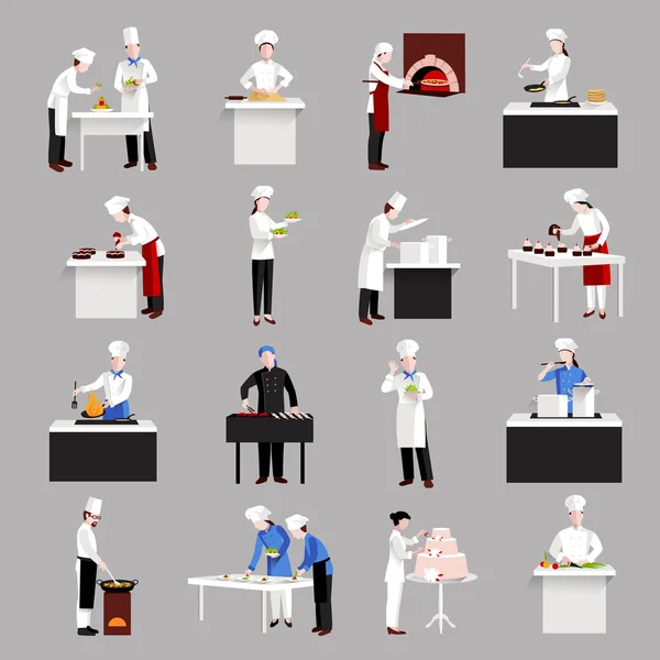 Cooking Icons Set — Stock Vector