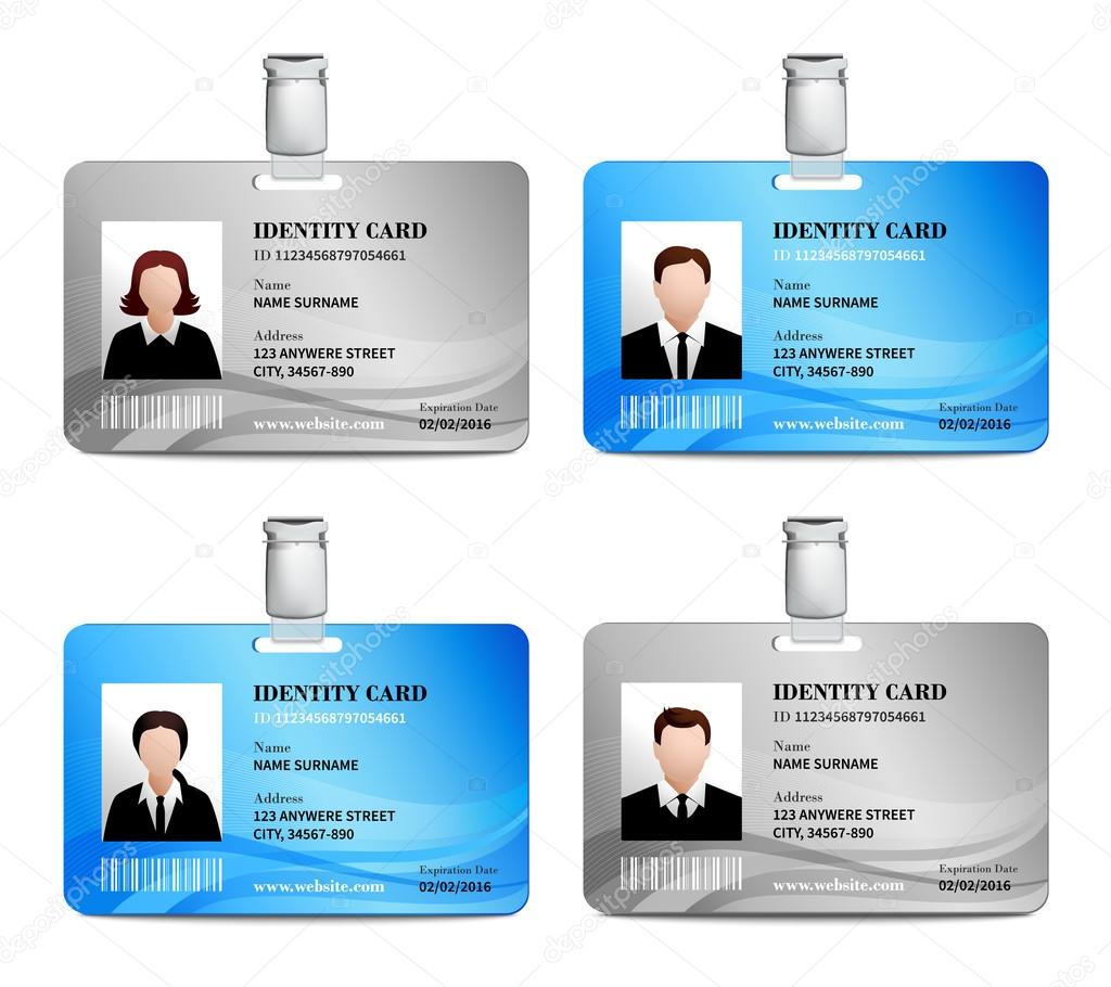 Id Card Vector Free