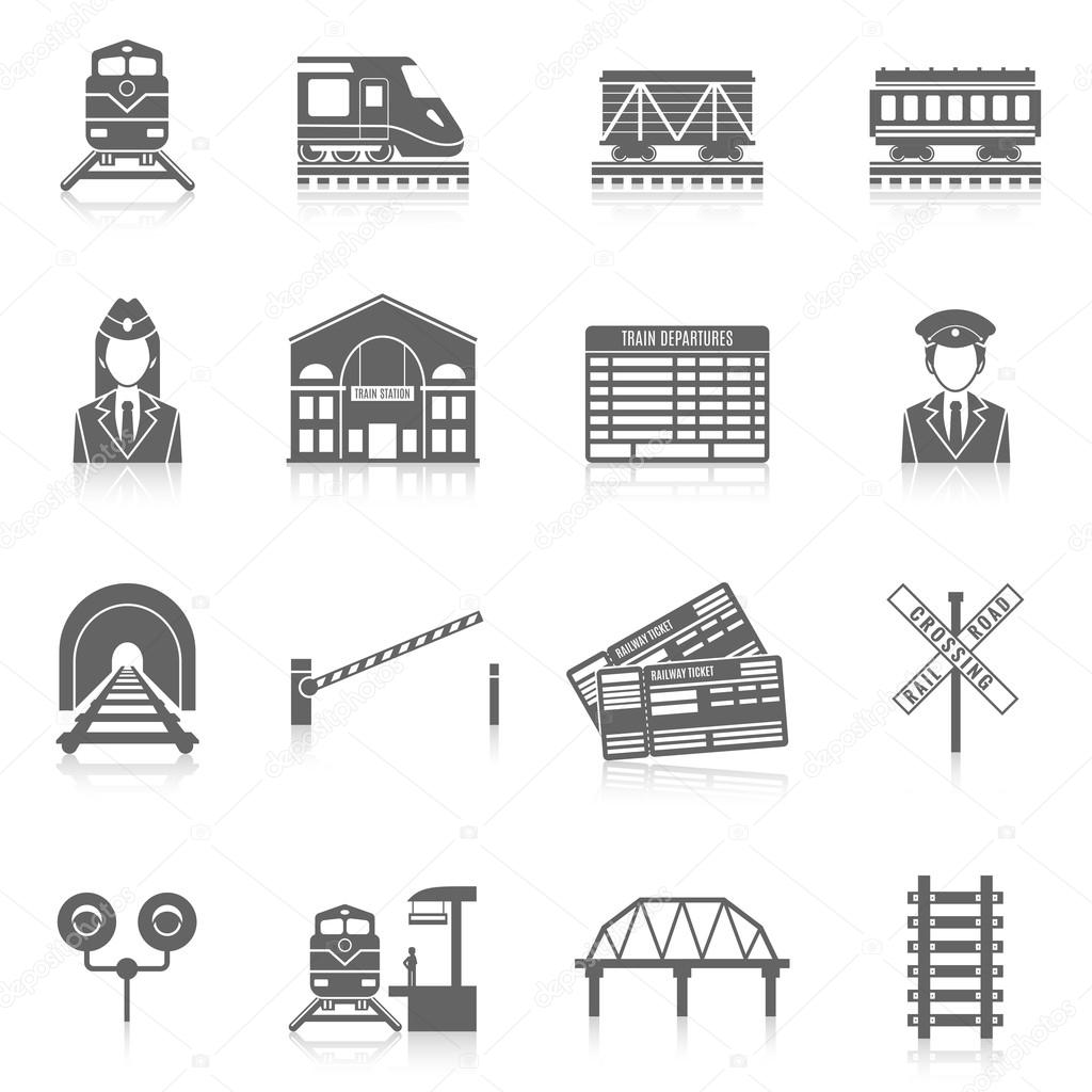 Railway Icon Set