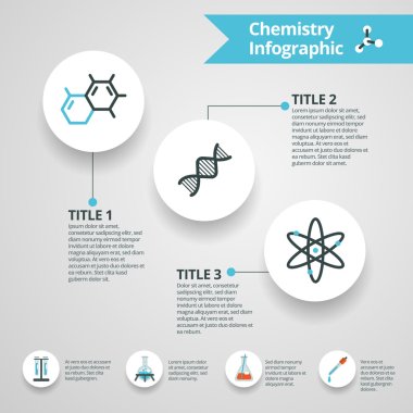 Chemistry Infographics Set clipart
