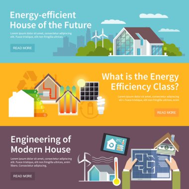 Enerji tasarruflu ev afiş