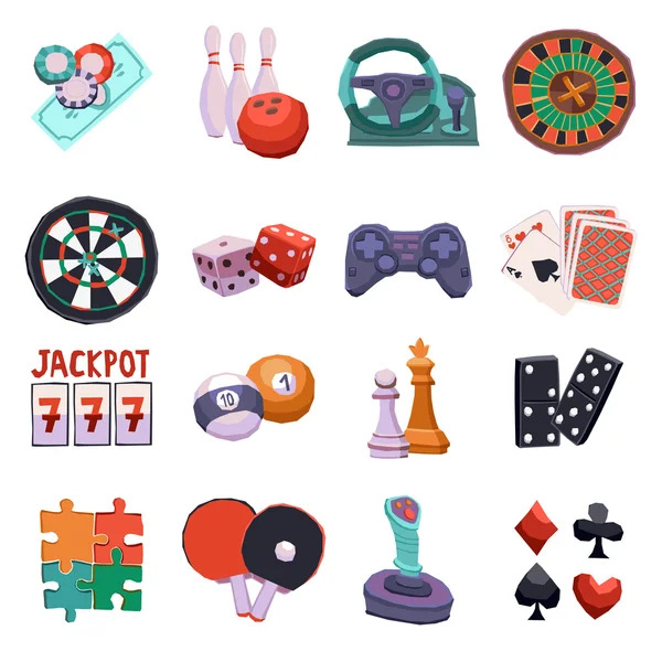 Set di icone di gioco — Vettoriale Stock