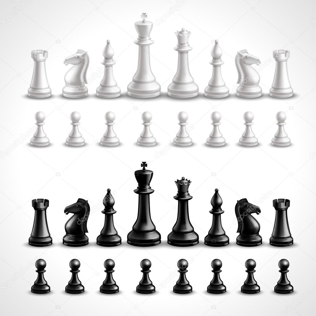 Realistic Chess Figures