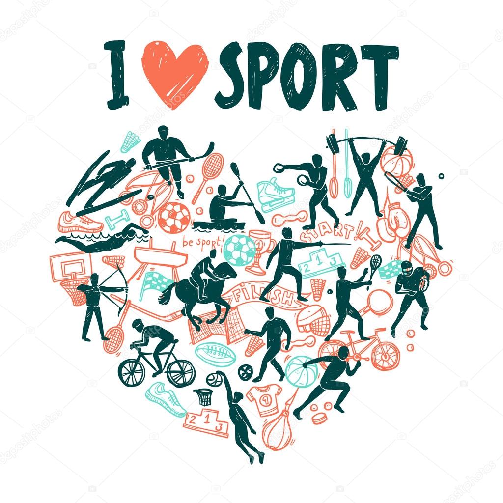 Love Sport Concept