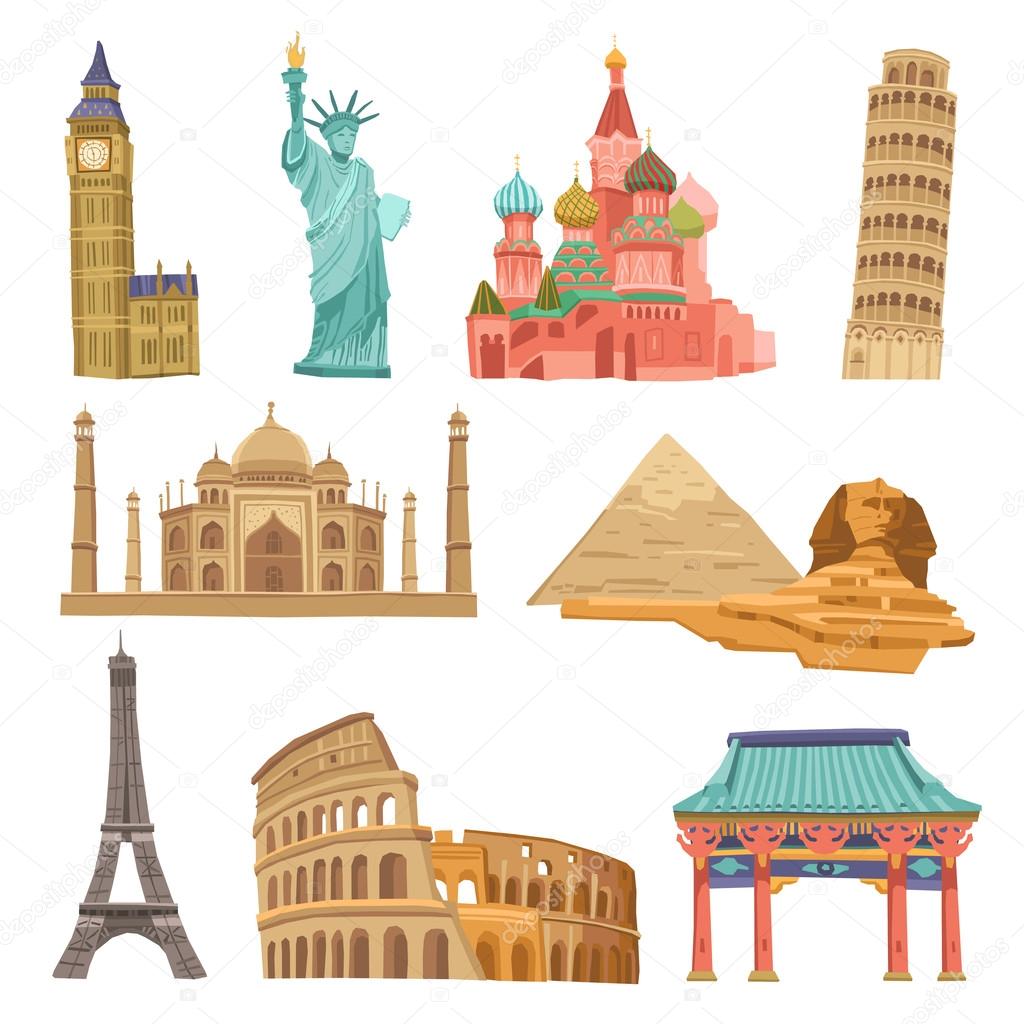 World Landmarks Set