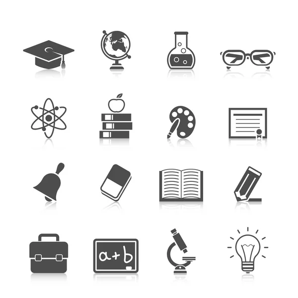 Education Icon Set — Stock Vector