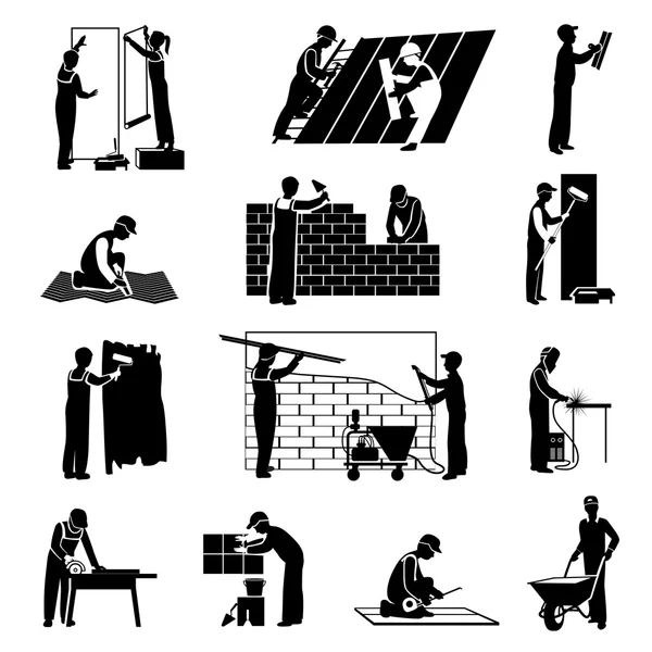 Иконы для рабочих — стоковый вектор