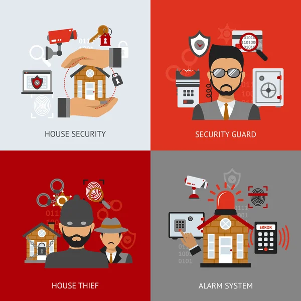Security Design Concept — Stock Vector
