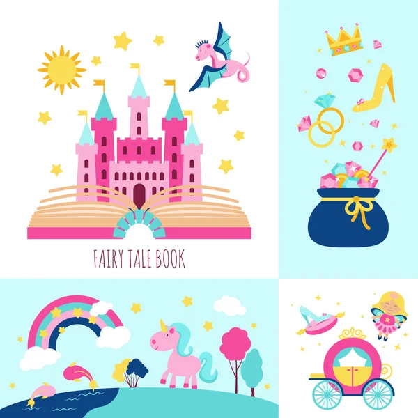 Fairy Tale Concept — Stock vektor