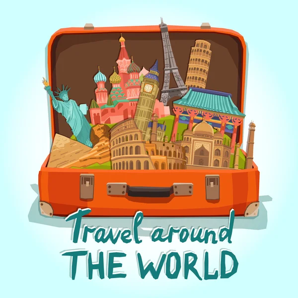 Turist bavul illüstrasyon