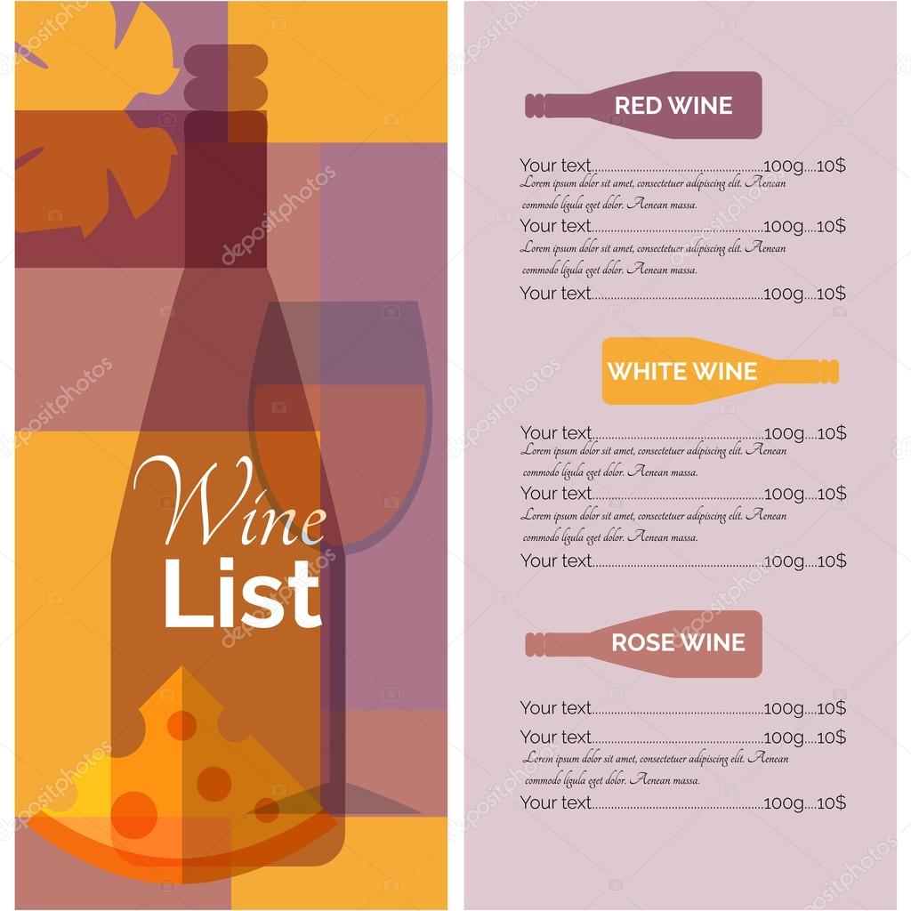Rose on sale wine list