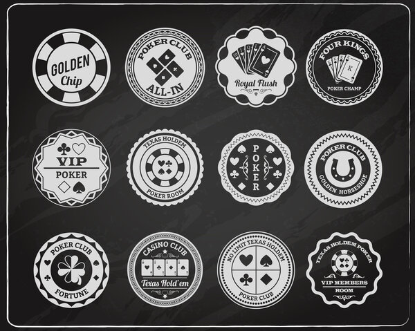 Набор покерных меток
