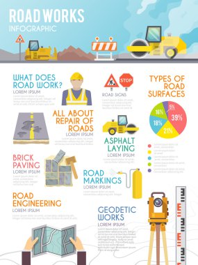 Road Worker Infographics