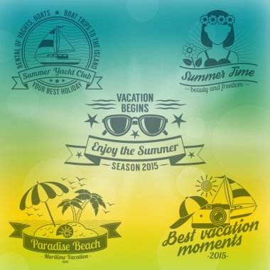 Summer background composition 