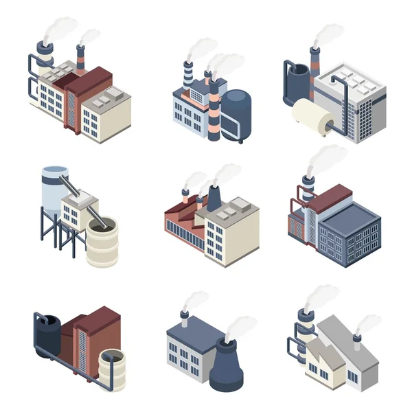 Building Industry Isometric — 스톡 벡터